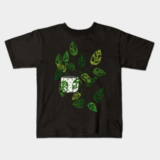 Monstera obliqua plant Kids T-Shirt